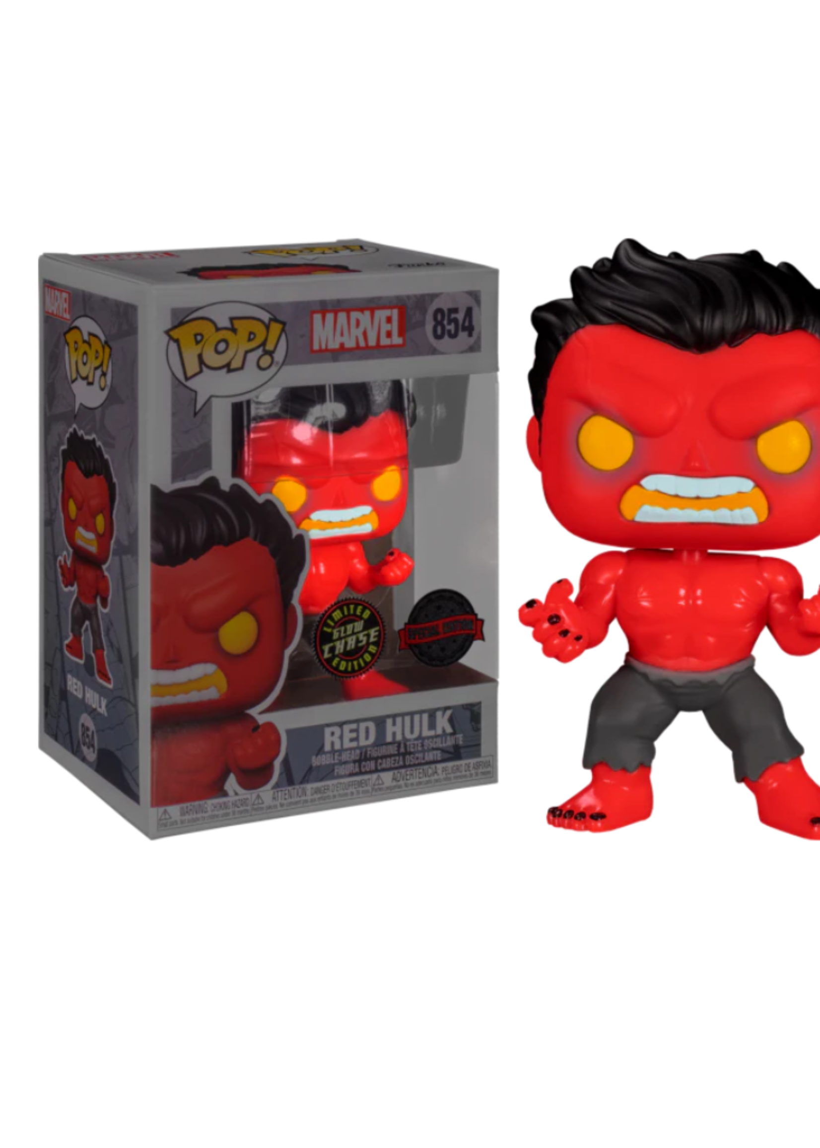 Funko POP! Marvel - Red Hulk w/ (GW) Chase