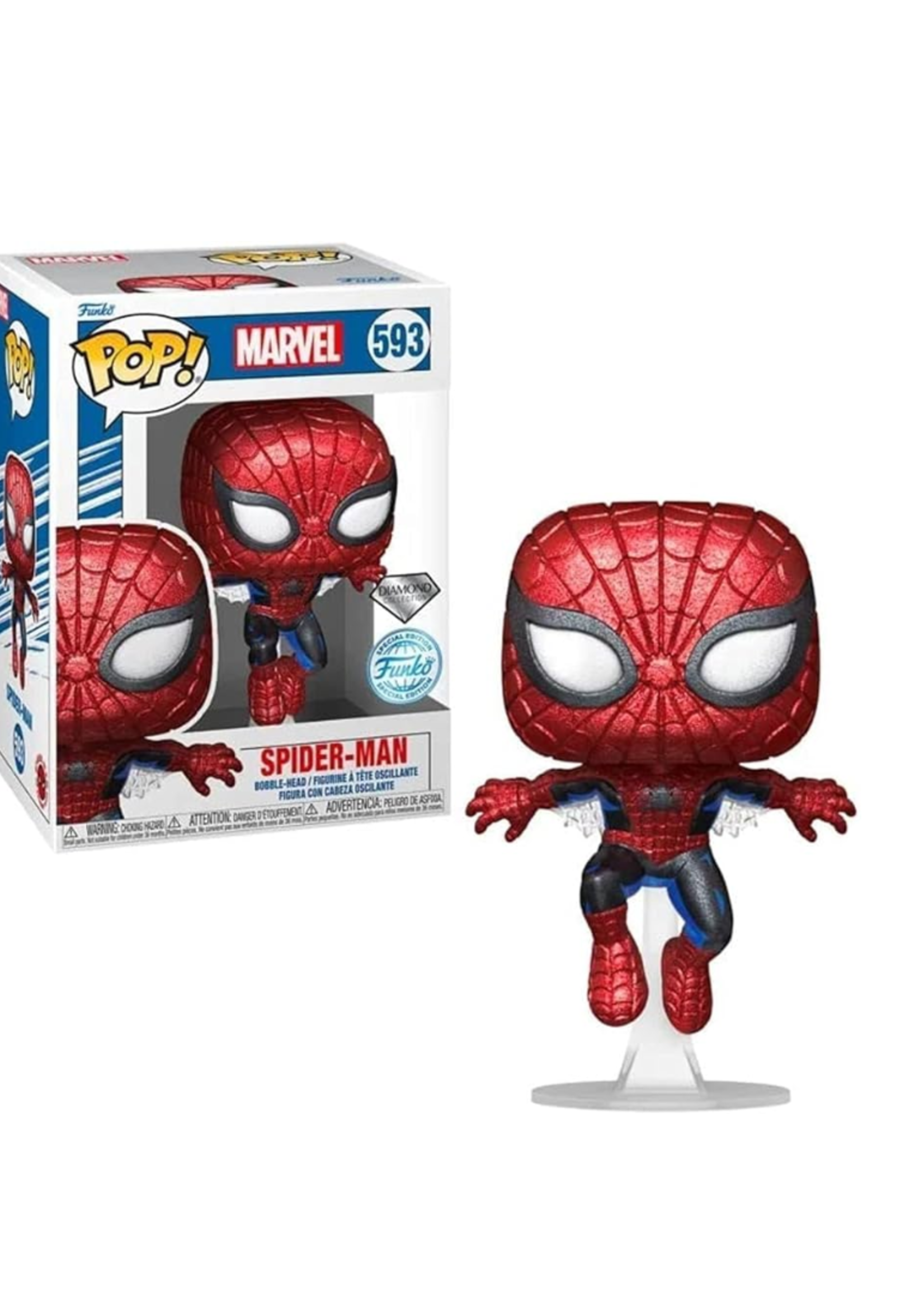 Funko POP! Marvel 80th - Spider-Man (Diamond)