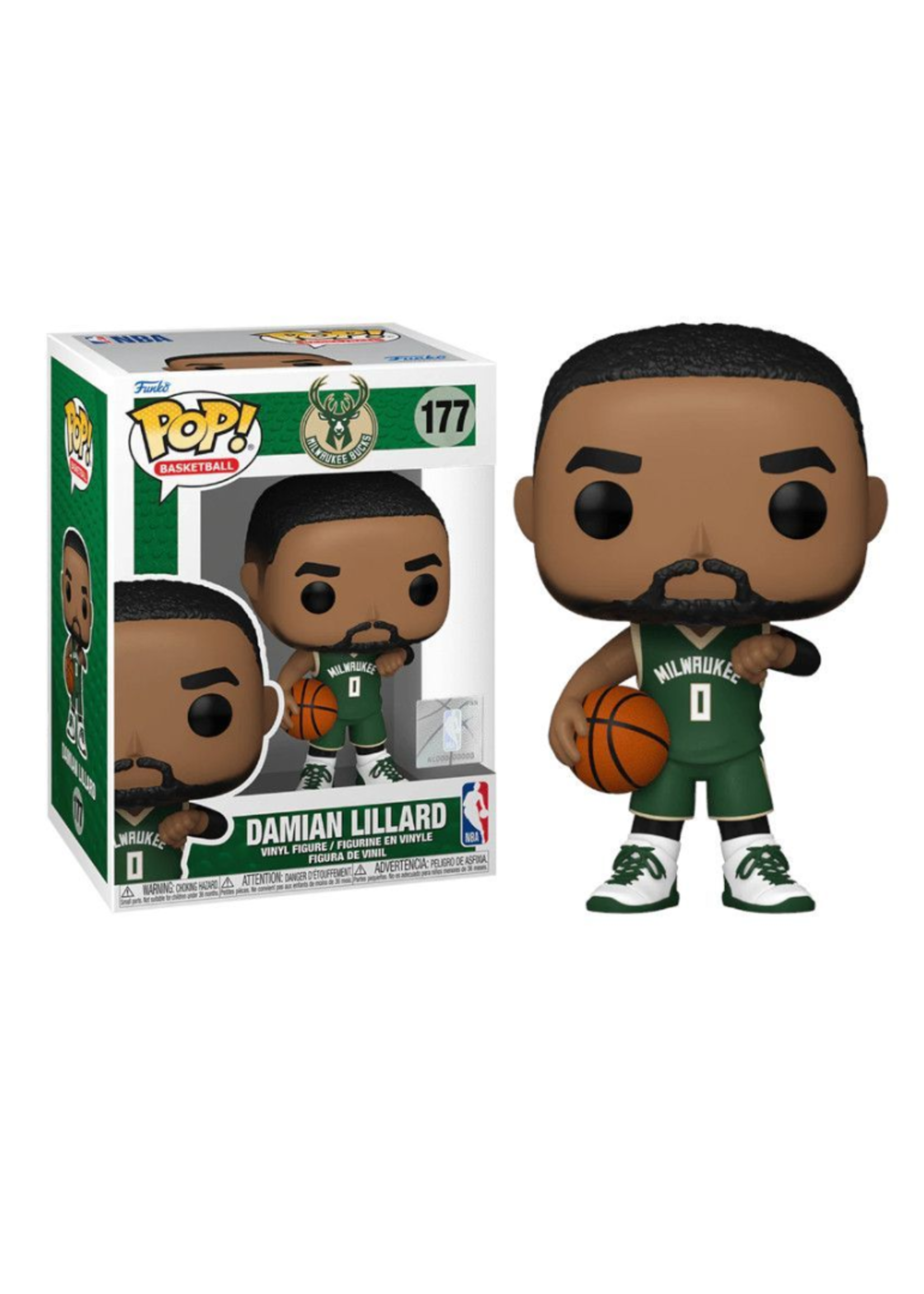 Funko POP! NBA: Bucks - Damian Lillard