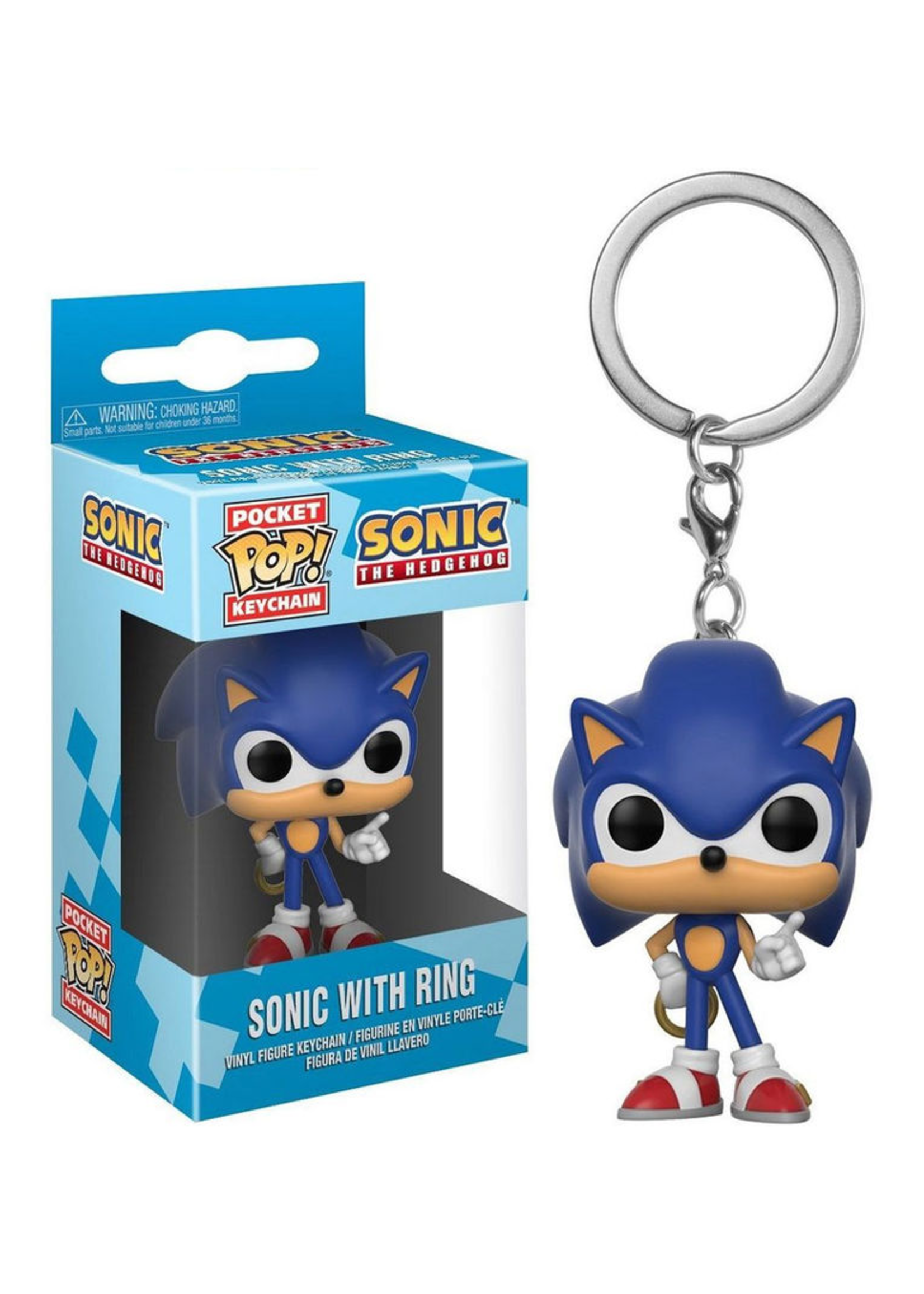 Funko POP! Sonic The Hedgehog - Keychain Sonic (Ring)