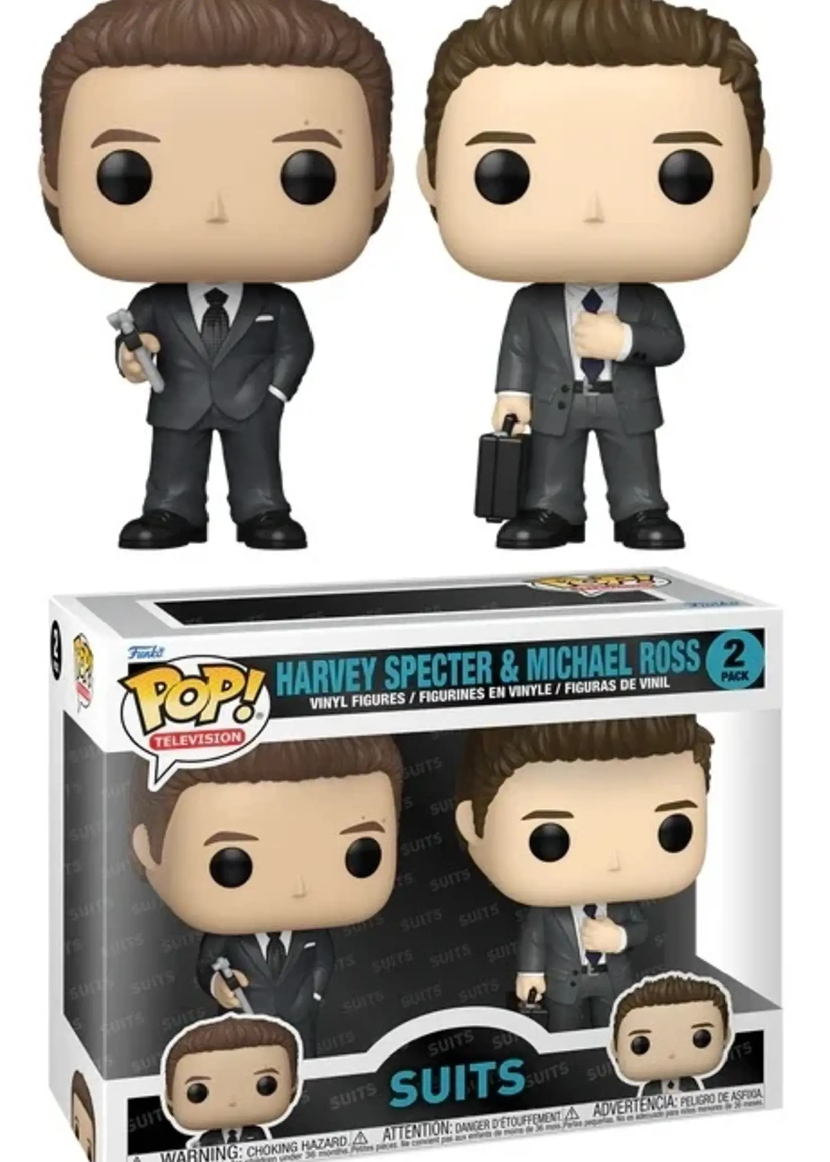SUITS - POP Television - 2 Pack Harvey Specter & Michael Ross