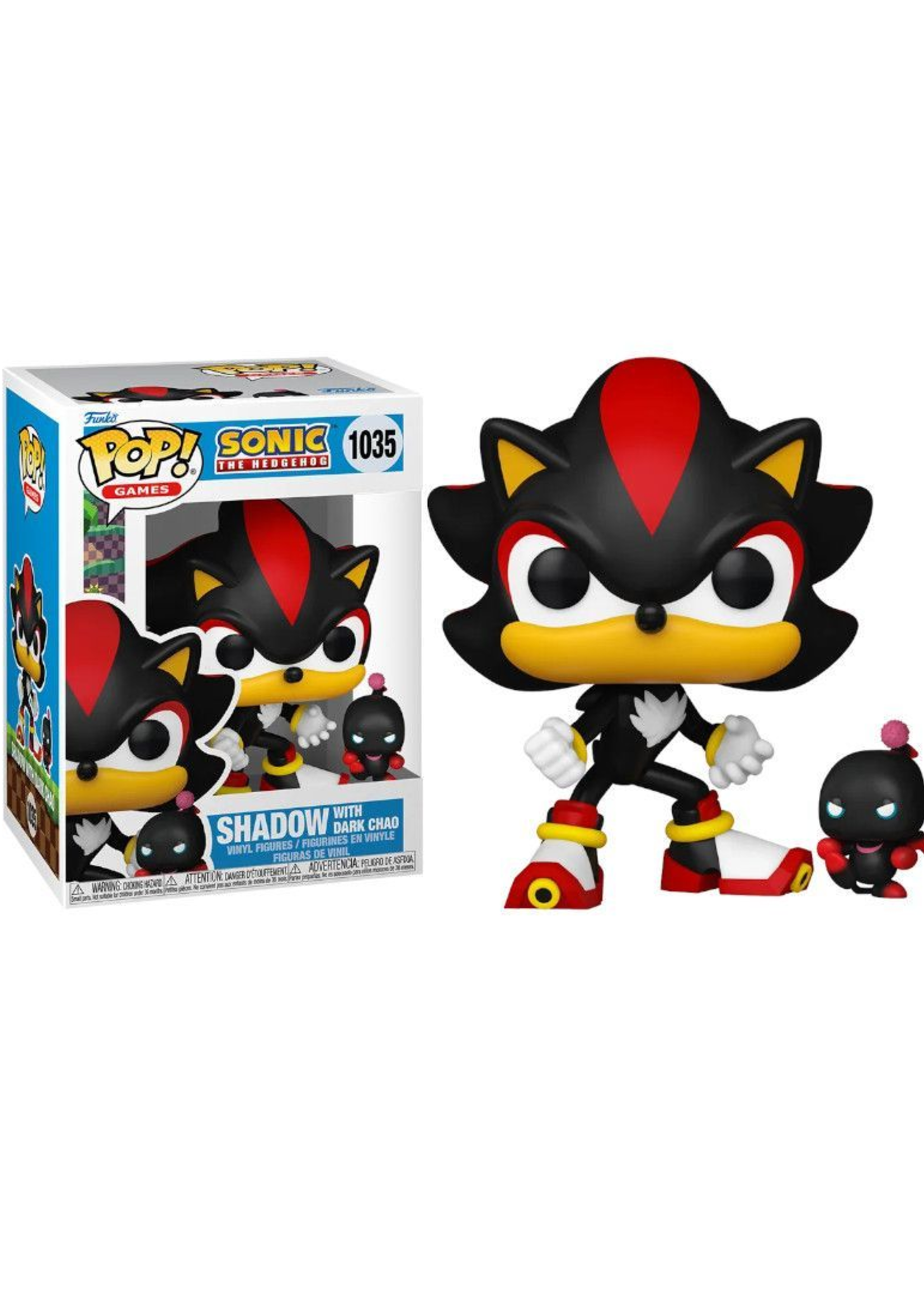 Funko POP! & Buddy: Sonic - Shadow w/ Dark Chao