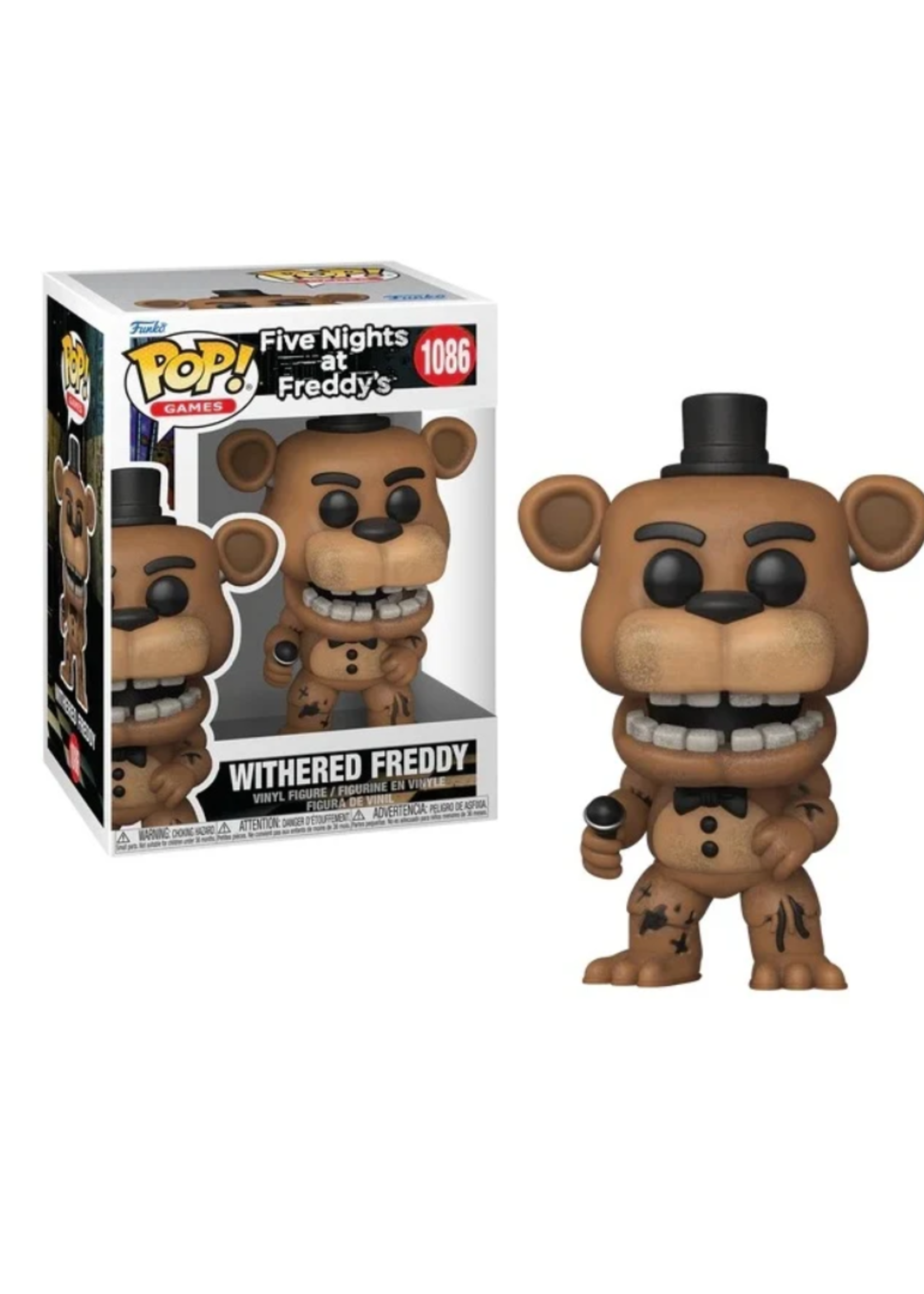 Funko POP! FIVE NIGHTS AT FREDDY'S - N° 1086 - Withered Freddy