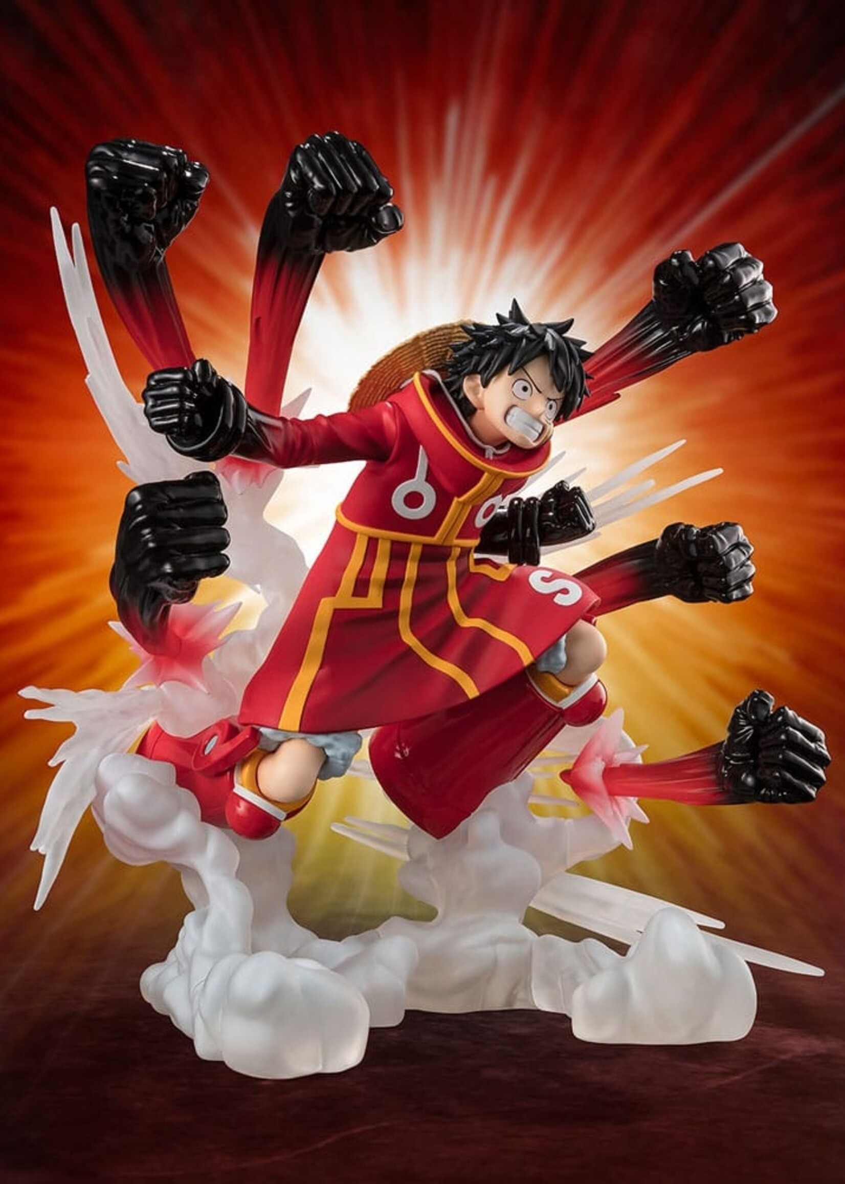 One Piece Figuarts ZERO Extra Battle PVC Statue Monkey D. Luffy -Gum Gum Hawk Gatling