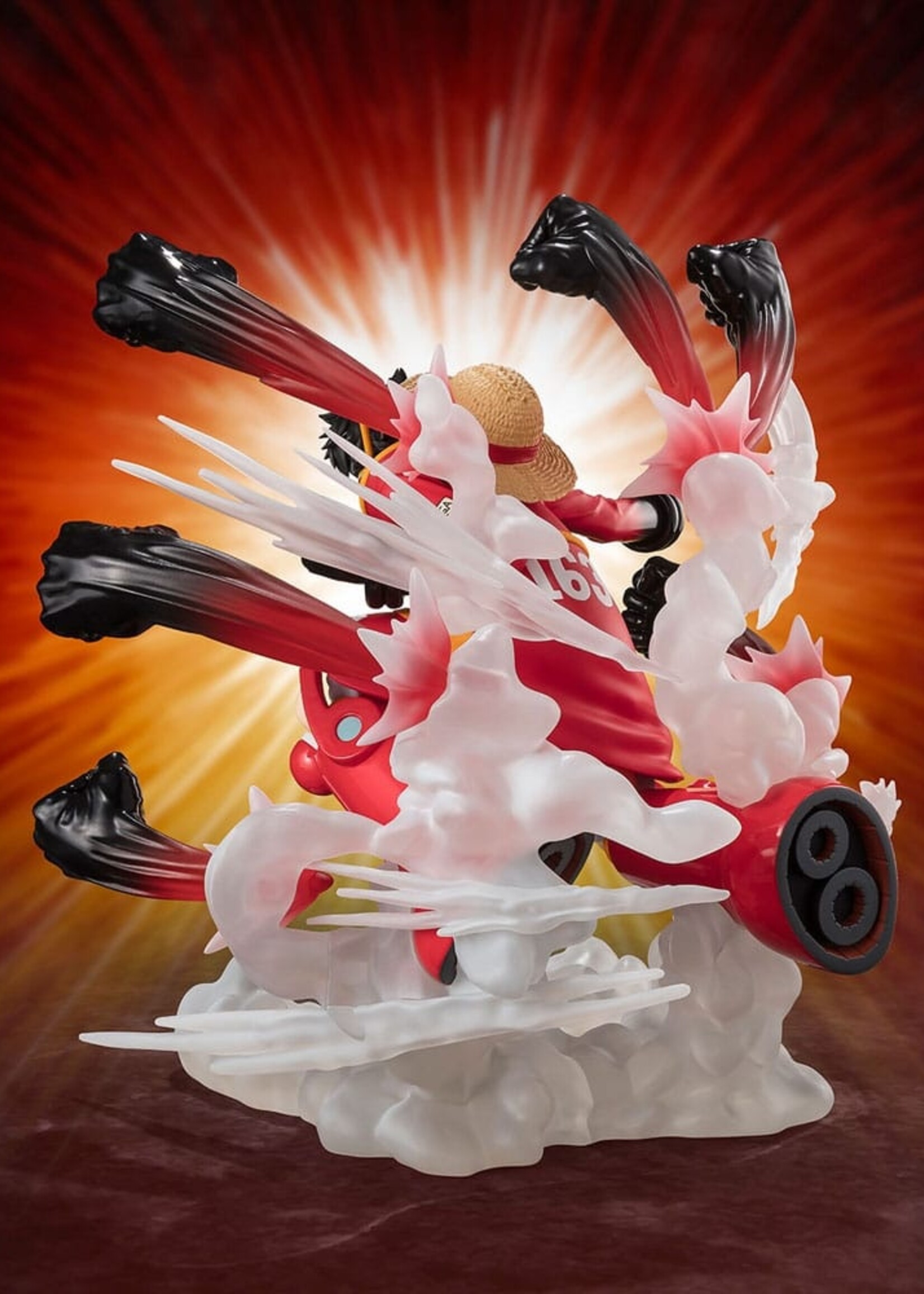 One Piece Figuarts ZERO Extra Battle PVC Statue Monkey D. Luffy -Gum Gum Hawk Gatling