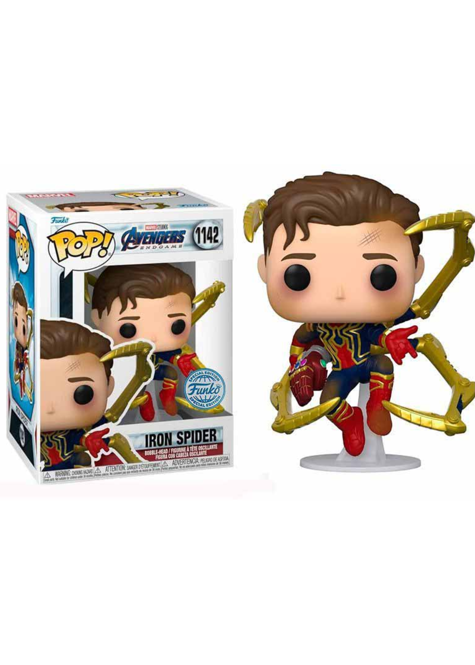 Funko POP! Avengers: Endgame - Unmasked Spider-Man