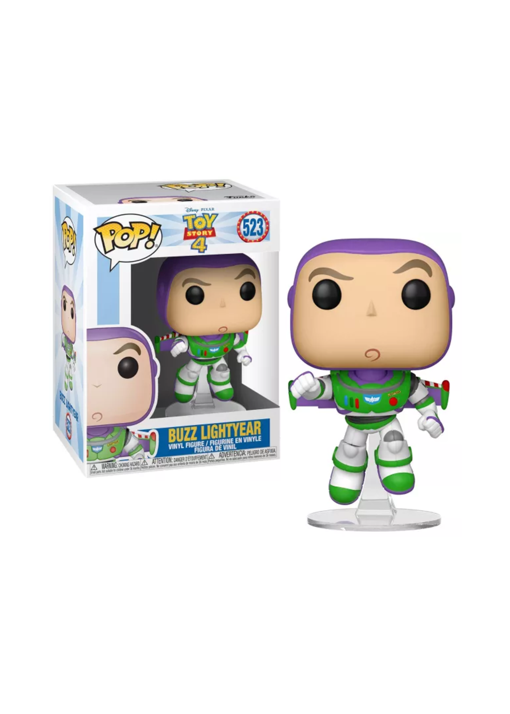 Funko POP!  DISNEY - Toy Story 4 -  N° 523 - Buzz Lightyear