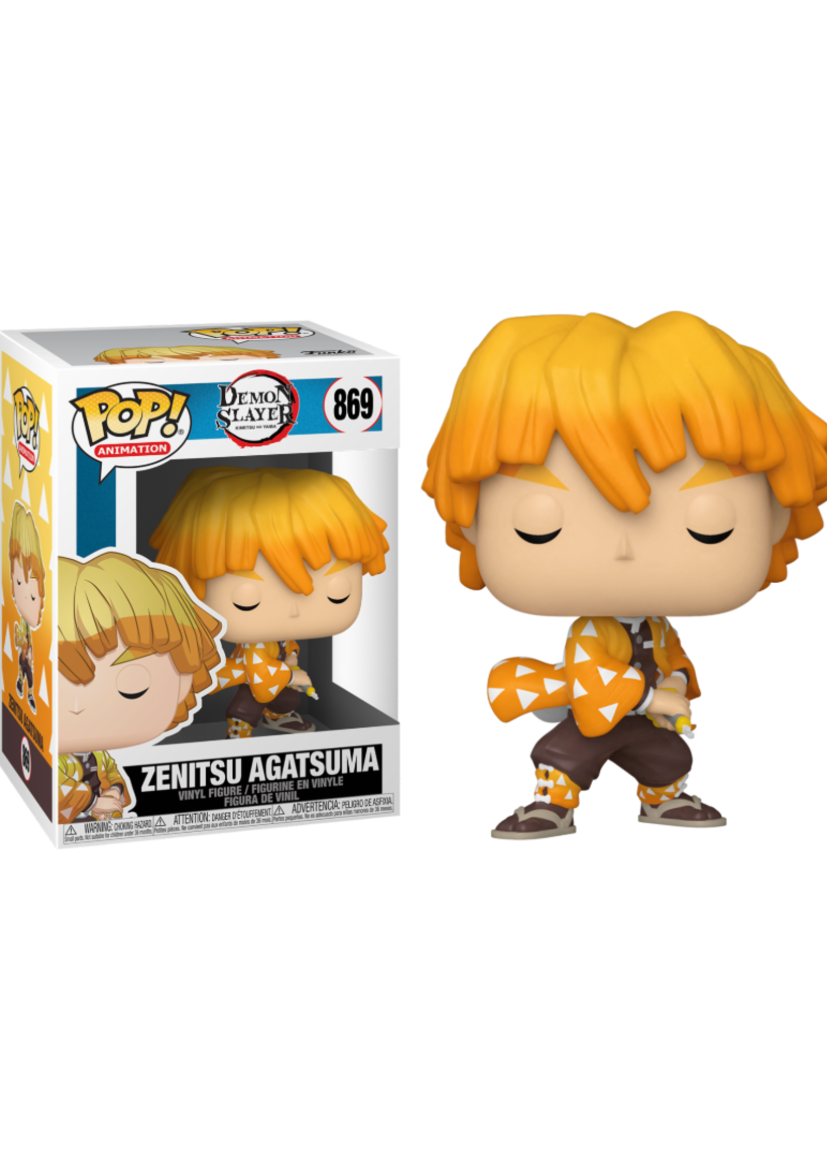 Funko POP!DEMON SLAYER -  N° 869 - Zenitsu Agatsuna