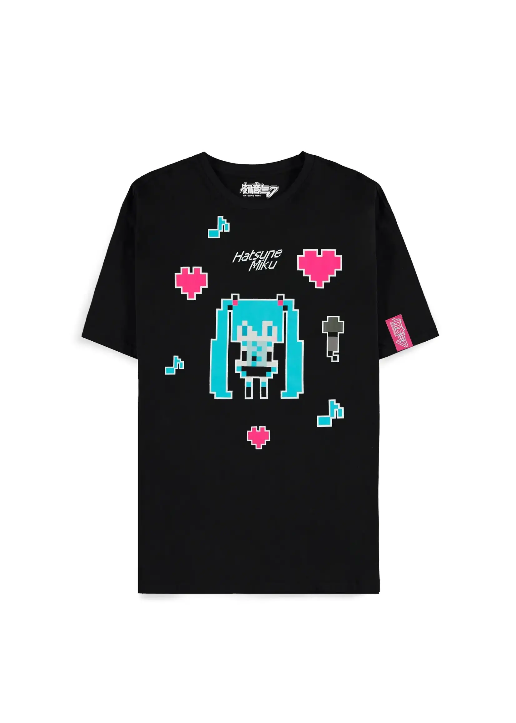 Hatsune Miku - Unisex Pixel Short Sleeved T-shirt