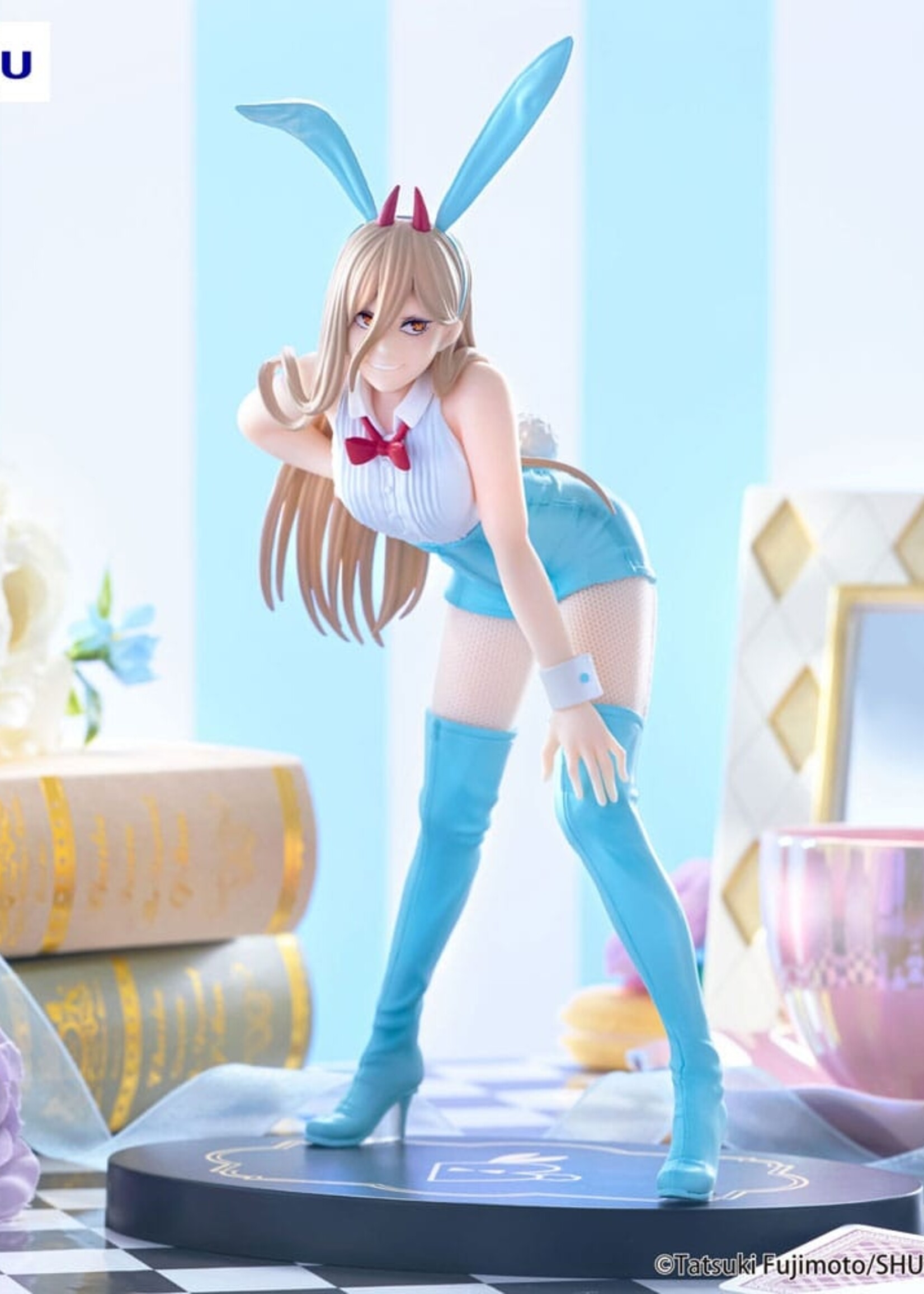 Chainsaw Man BiCute Bunnies PVC Statue Power Light Blue Color