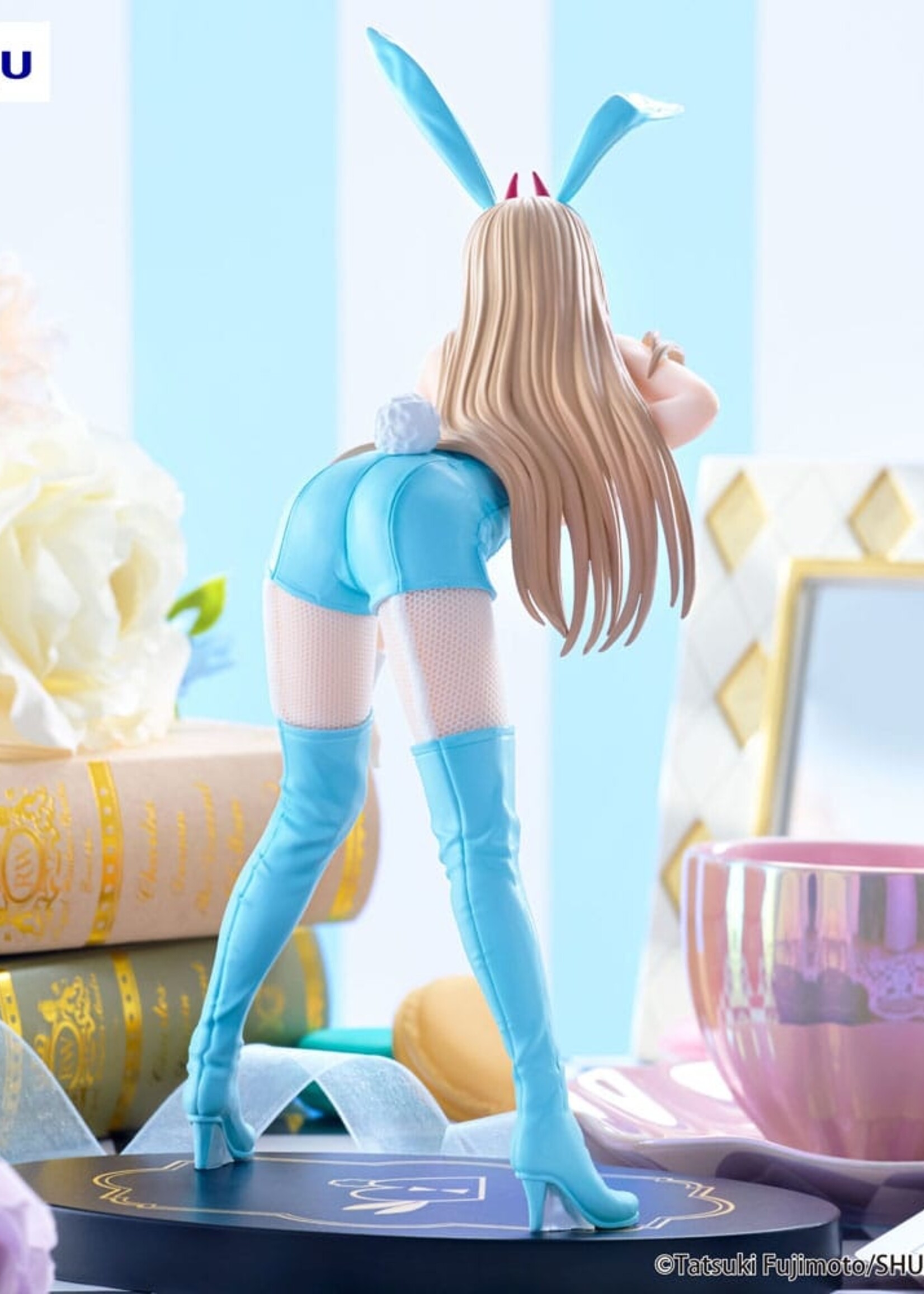 Chainsaw Man BiCute Bunnies PVC Statue Power Light Blue Color