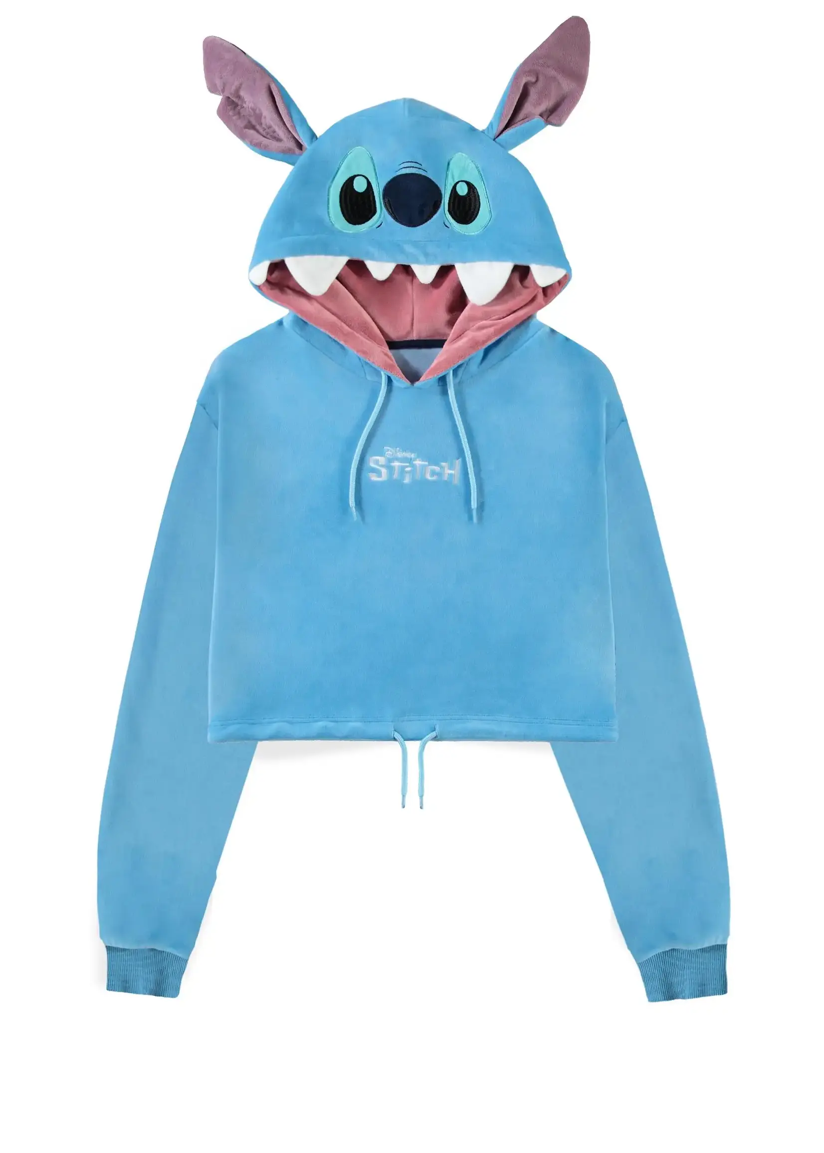 Lilo & Stitch - Stitch - Novelty Cropped Hoodie
