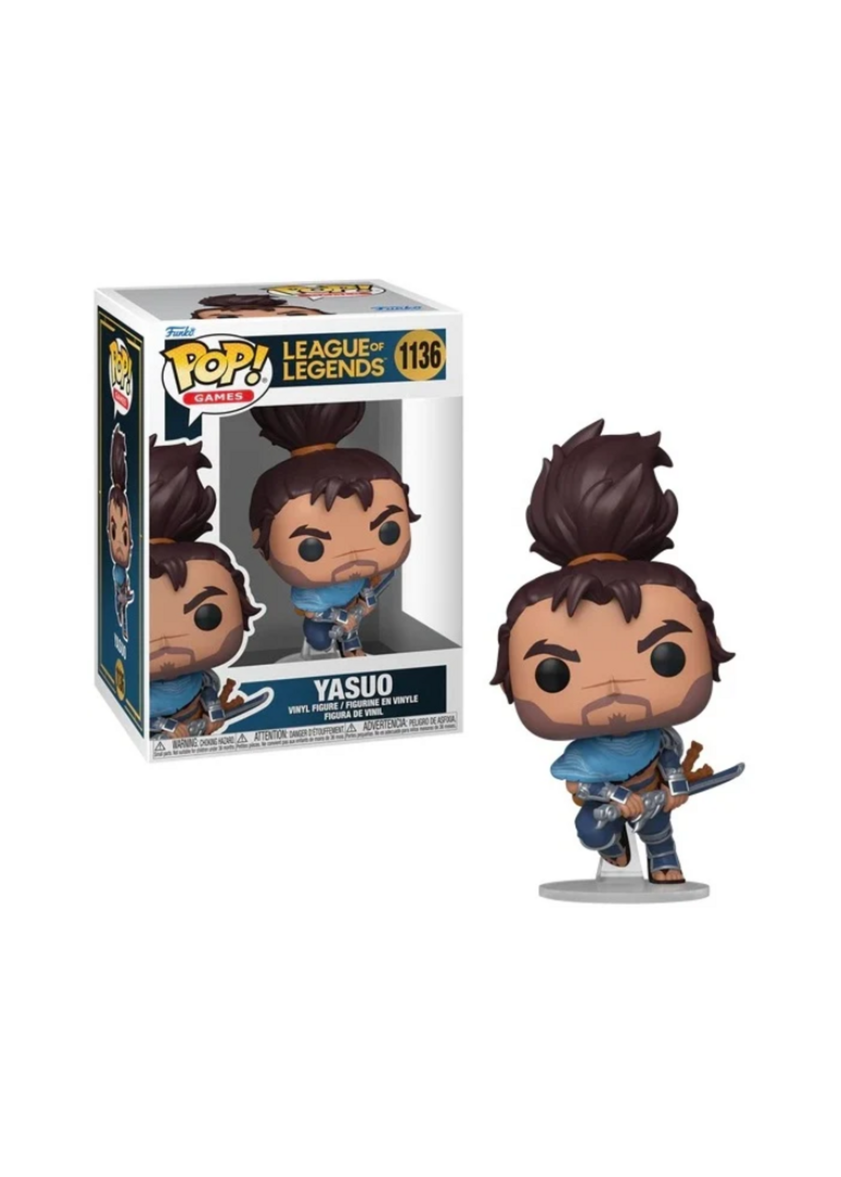 Funko POP! LEAGUE OF LEGENDS - Games N° 1136 - Yasuo