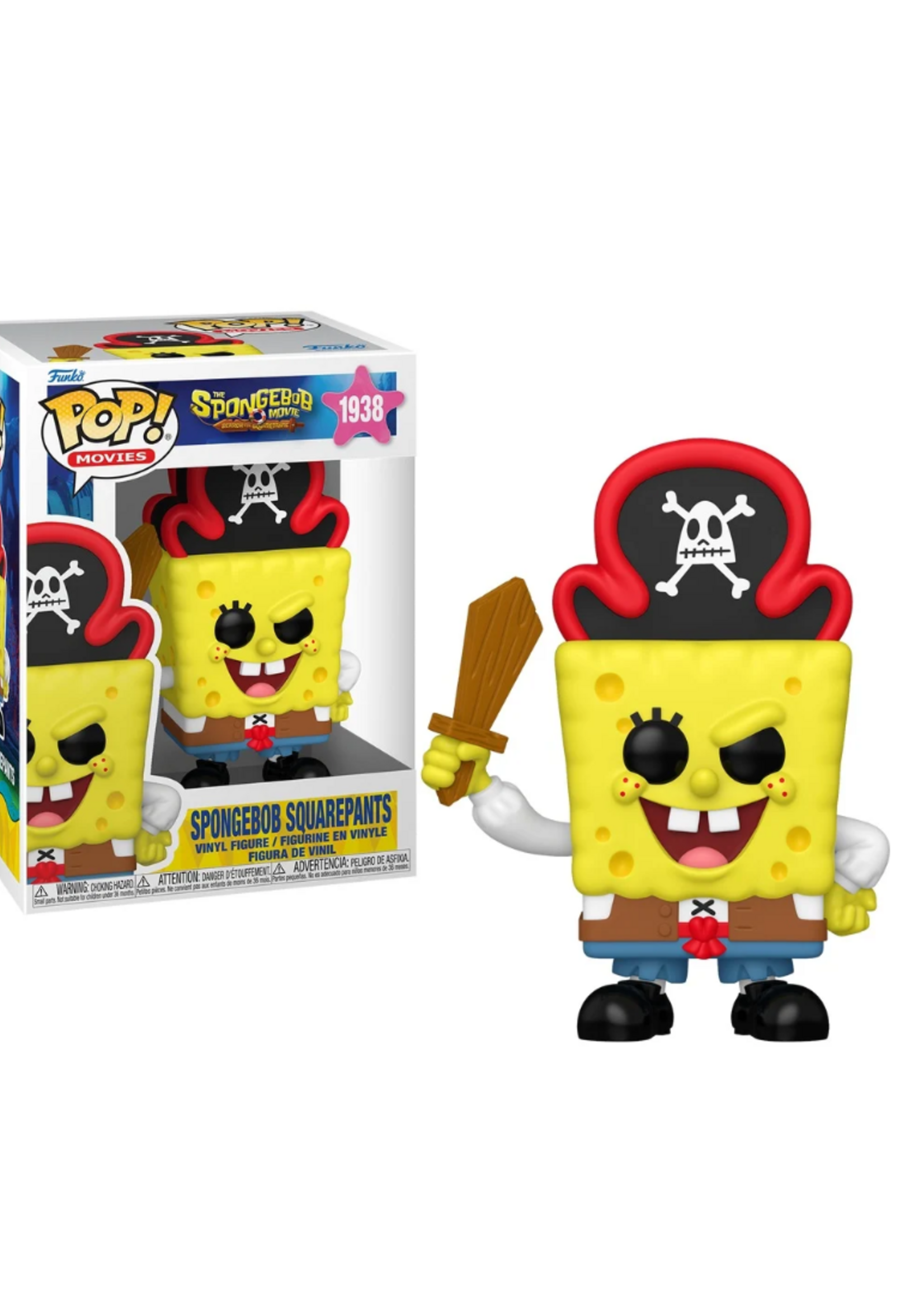 Funko POP! THE SPONGEBOB MOVIE - N° 1938 - SPONGEBOB  (Pirate)