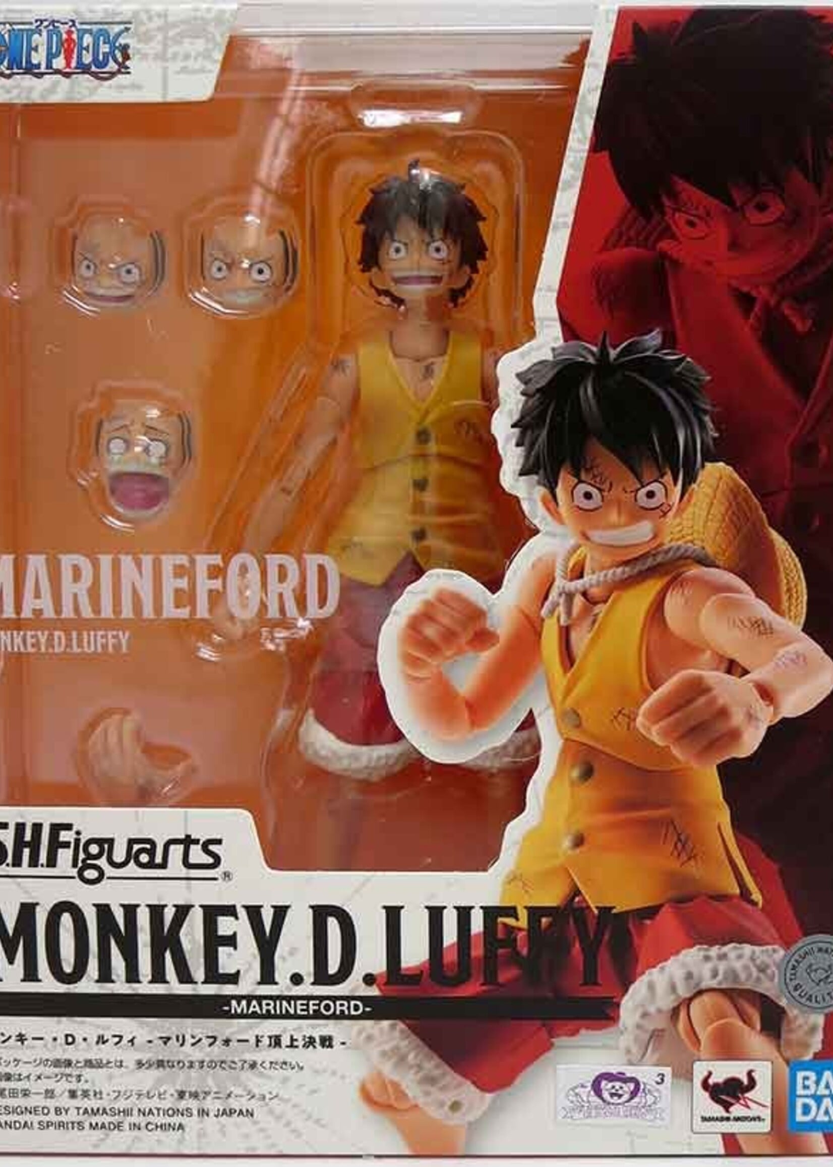 One Piece S.H.Figuarts Action Figure Monkey D. Luffy Marineford 15 cm