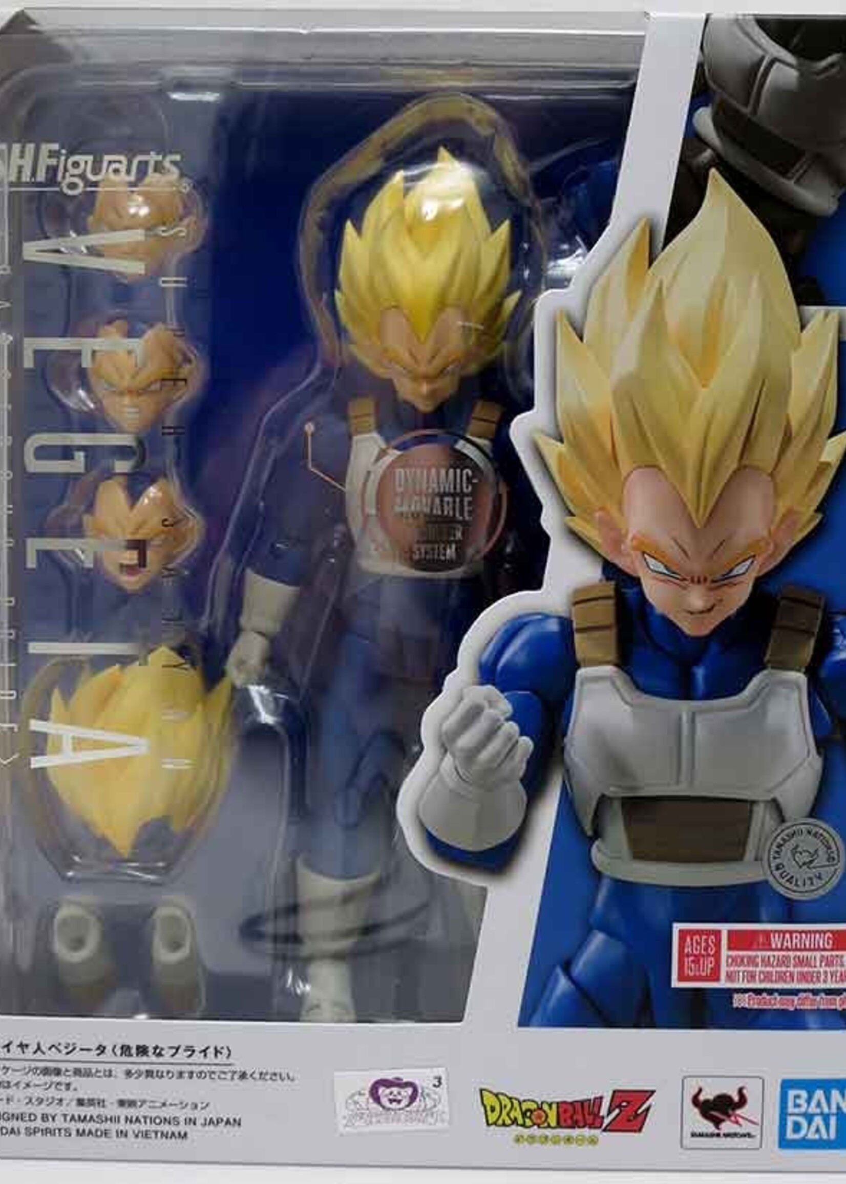 Dragon Ball Z S.H.Figuarts Action Figure Super Saiyan Vegeta (Dangerous Pride) 14 cm