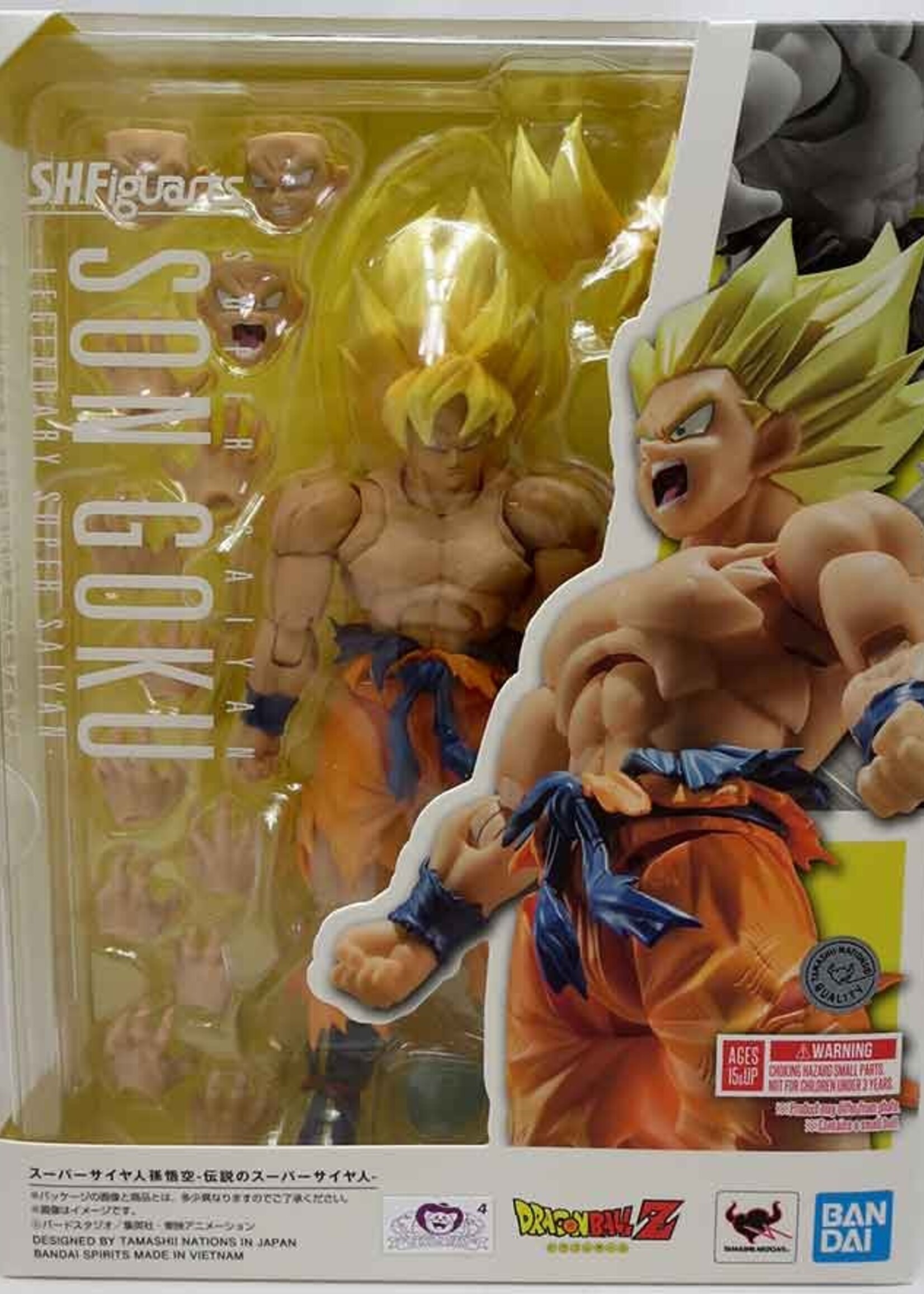 Dragon Ball Z S.H. Figuarts Action Figure Super Saiyan Son Goku - Legendary Super Saiyan - 14 cm