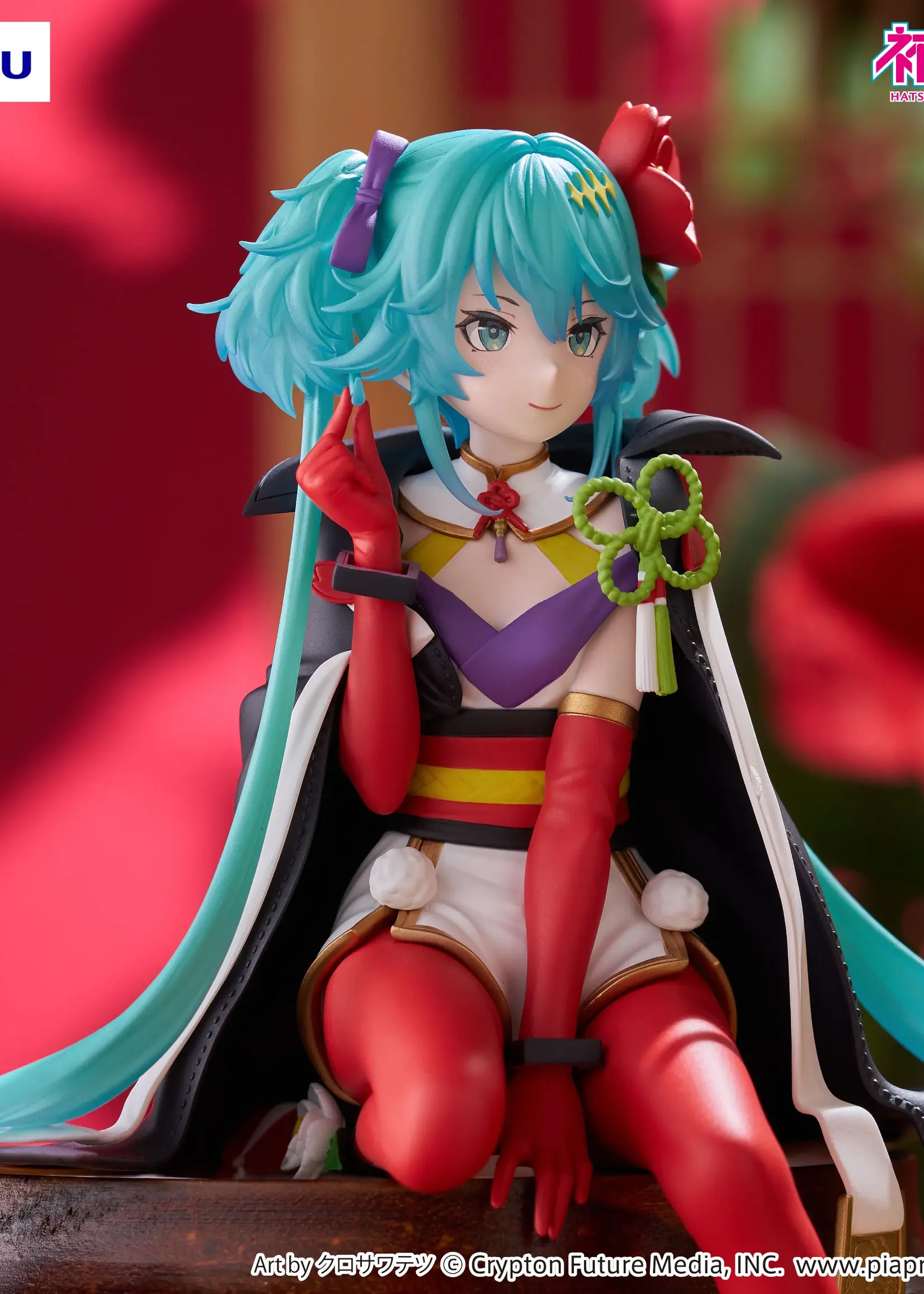 Hatsune Miku Noodle Stopper PVC Statue Flower Fairy Camellia 15 cm