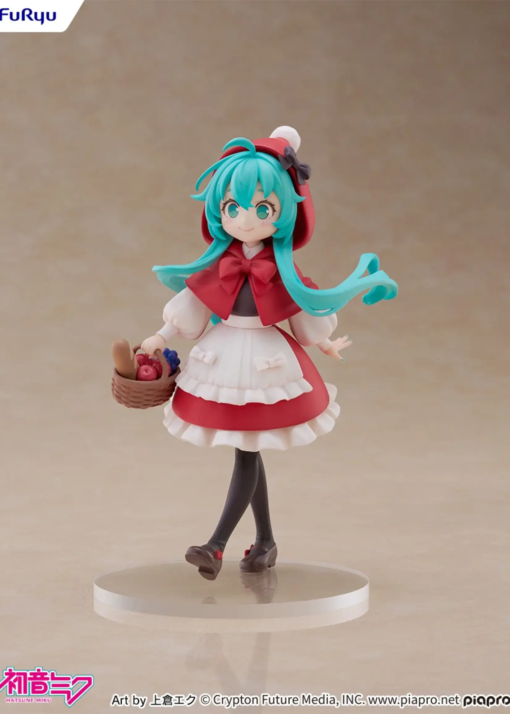 Hatsune Miku Desktop Fairy PVC Statue Hatsune Miku Little red riding hood Ver. 16 cm