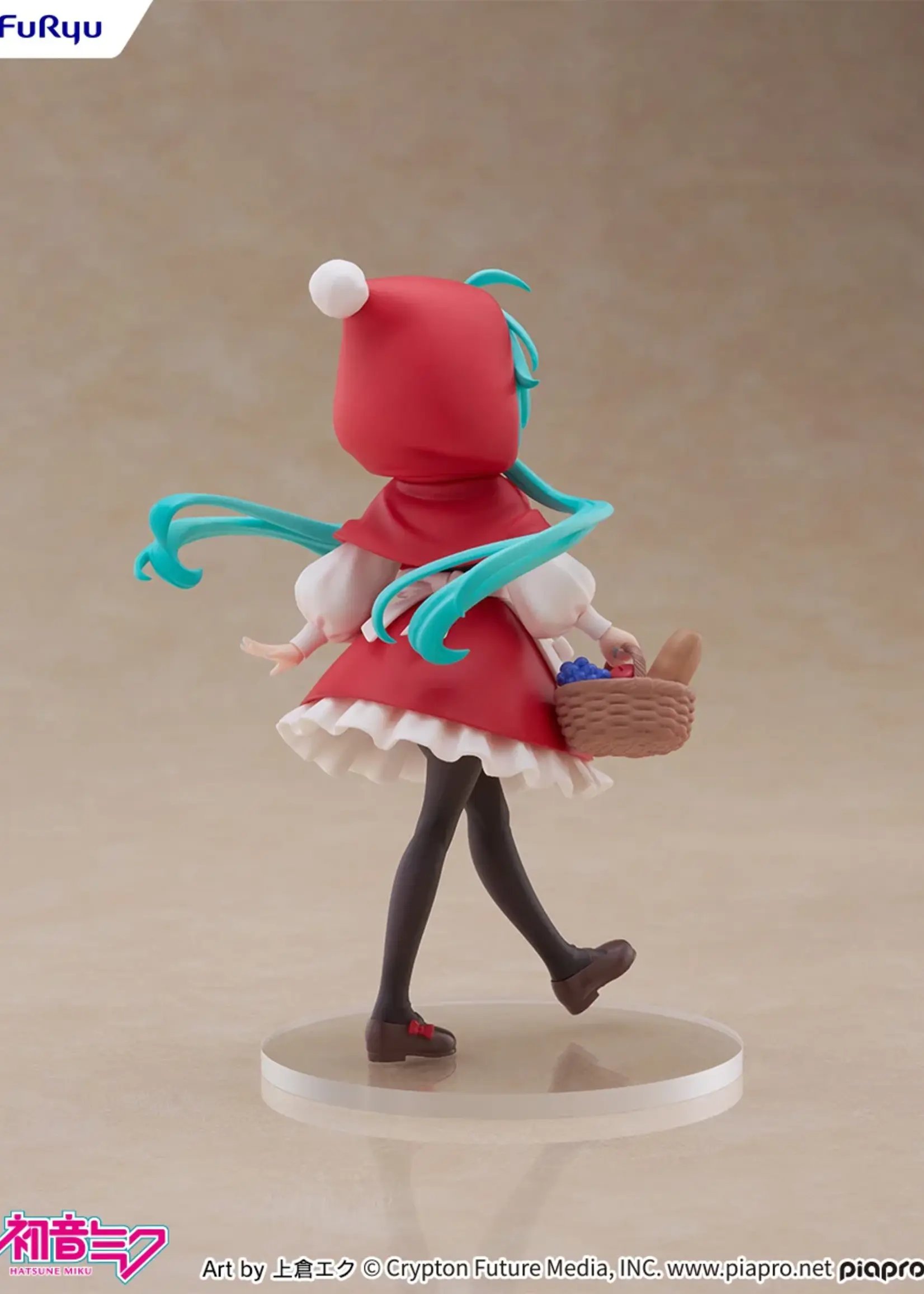 Hatsune Miku Desktop Fairy PVC Statue Hatsune Miku Little red riding hood Ver. 16 cm