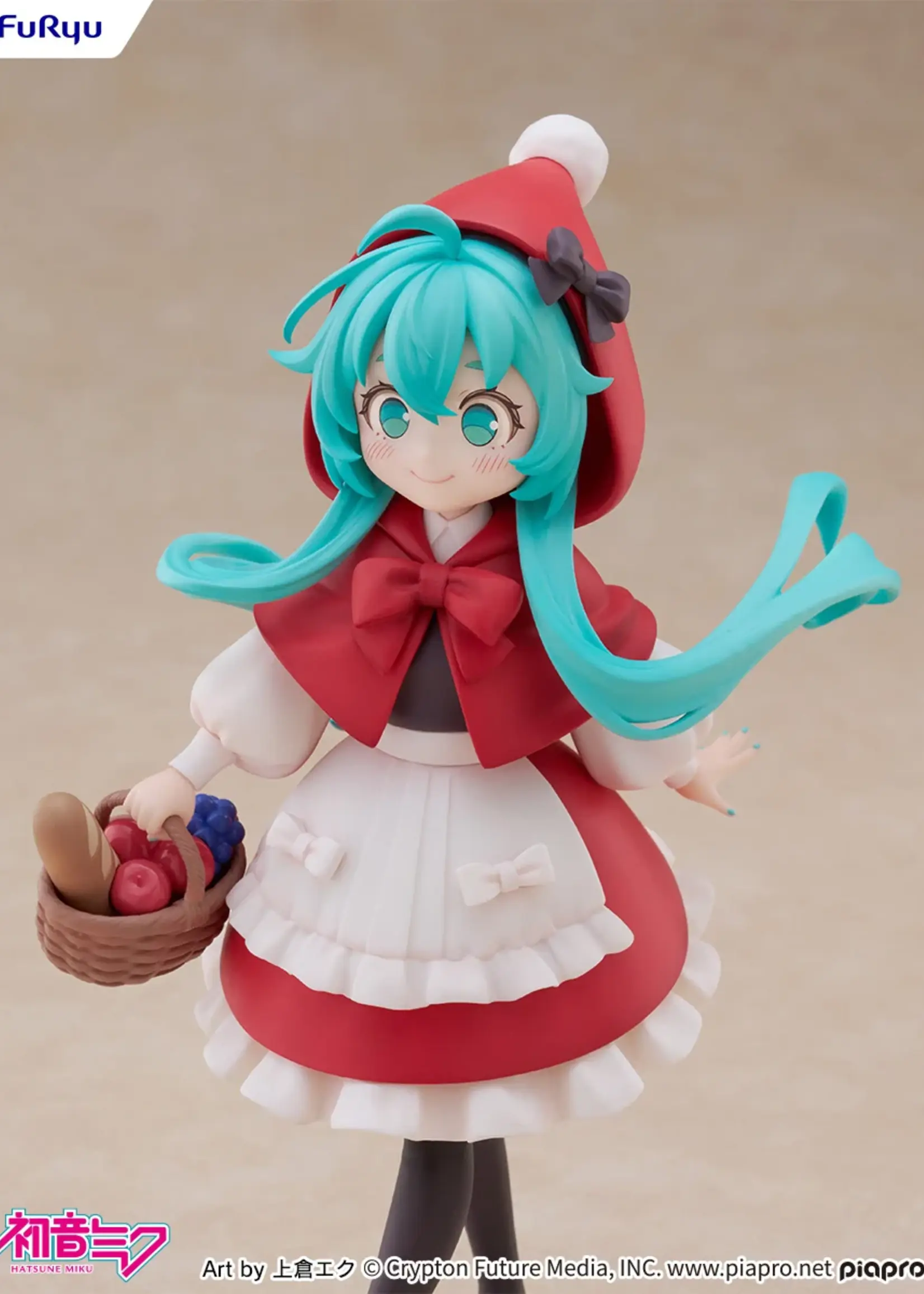 Hatsune Miku Desktop Fairy PVC Statue Hatsune Miku Little red riding hood Ver. 16 cm