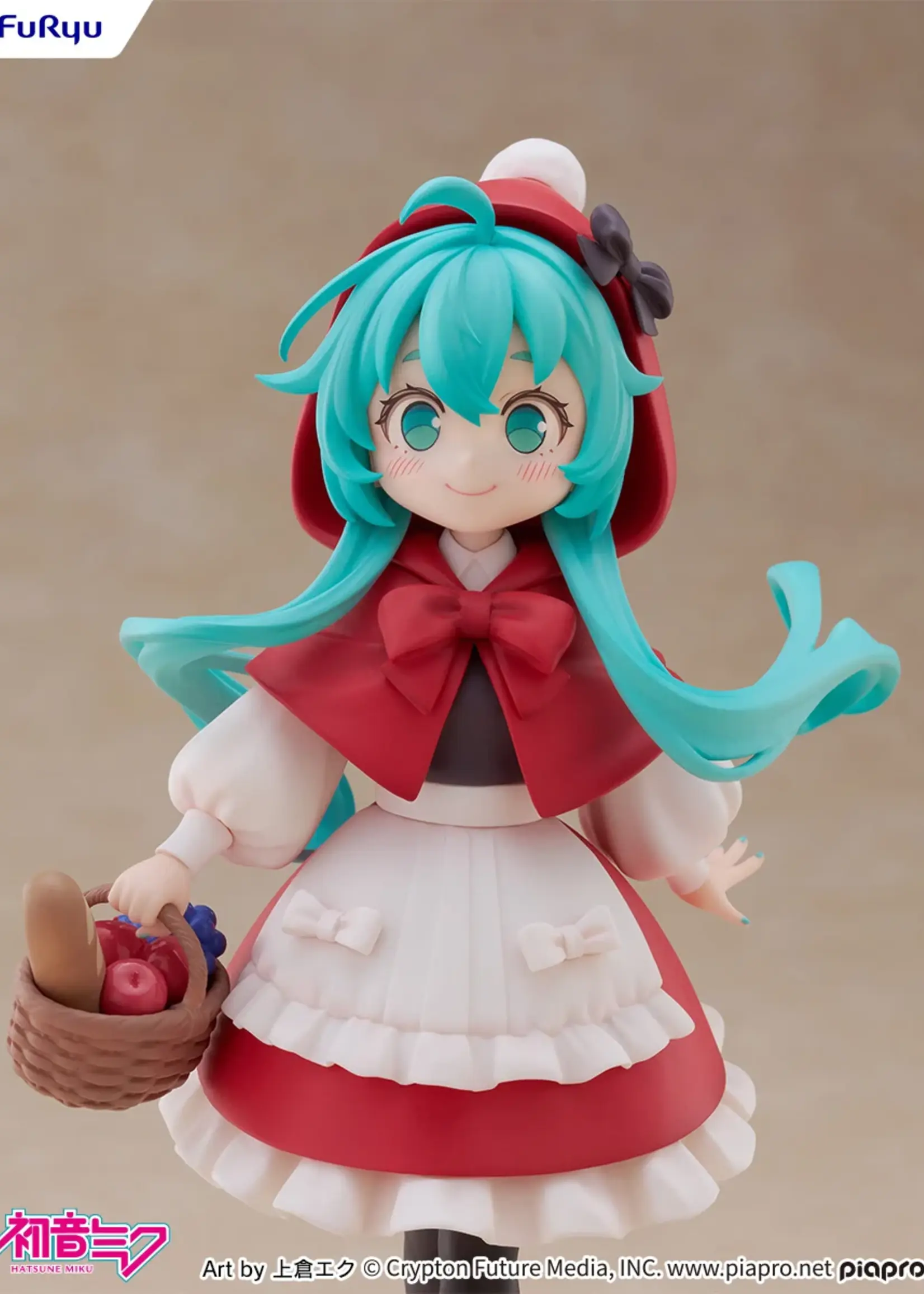 Hatsune Miku Desktop Fairy PVC Statue Hatsune Miku Little red riding hood Ver. 16 cm