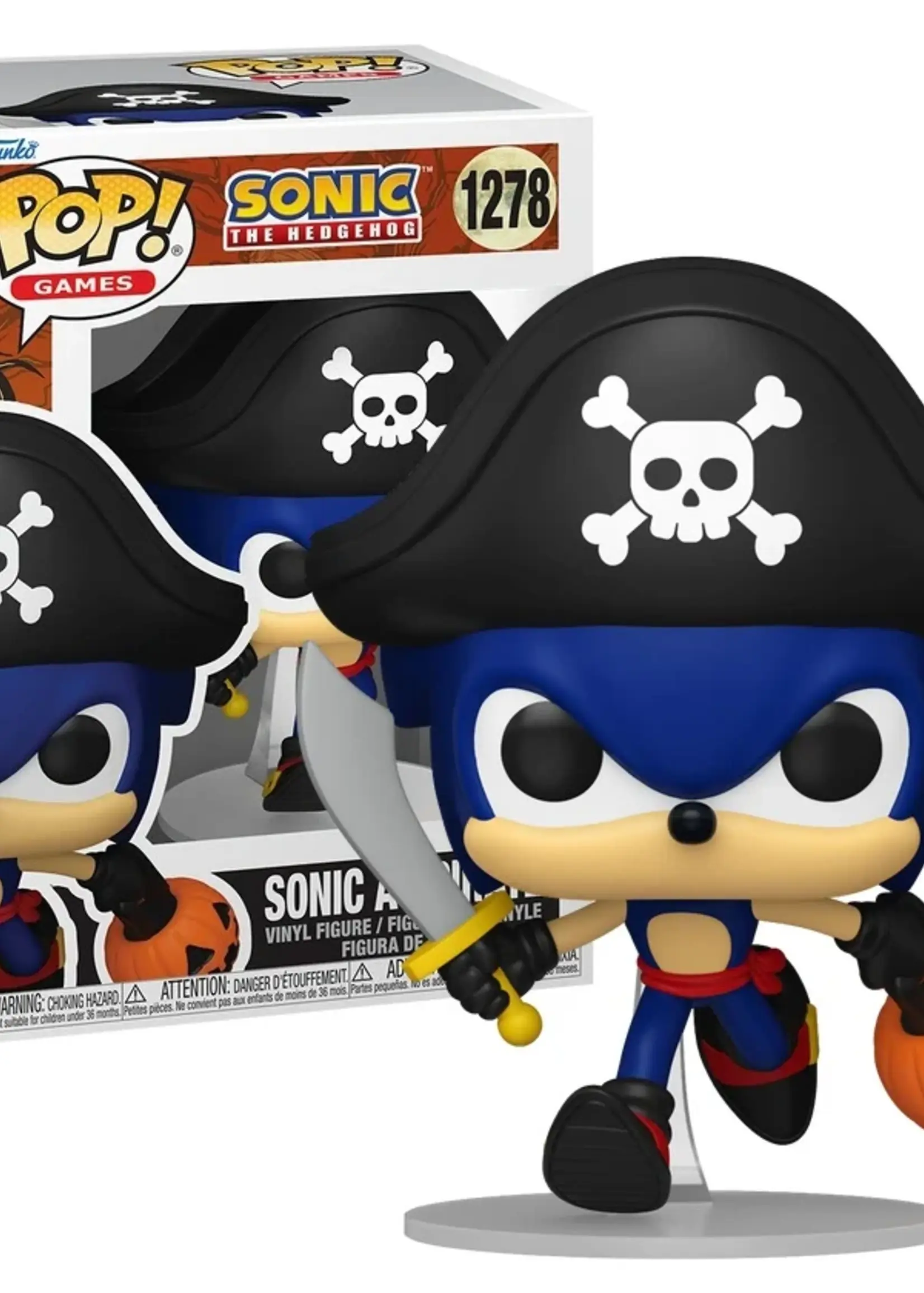 Funko POP! SONIC - N° 1278 - Sonic as Pirate