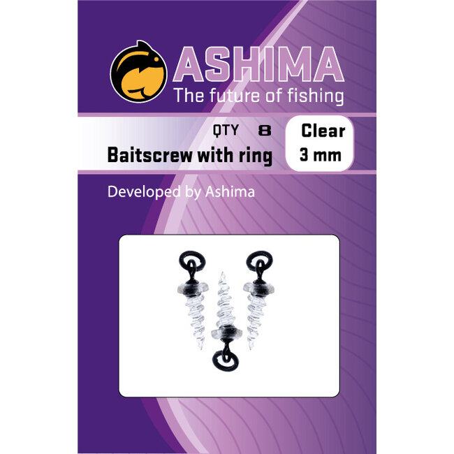 ashima baitscrew met 3 mm ring clear