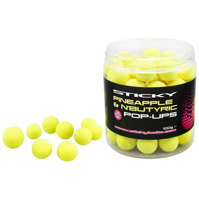 Sticky Baits Pineapple & Butric fluor pop ups 12 mm