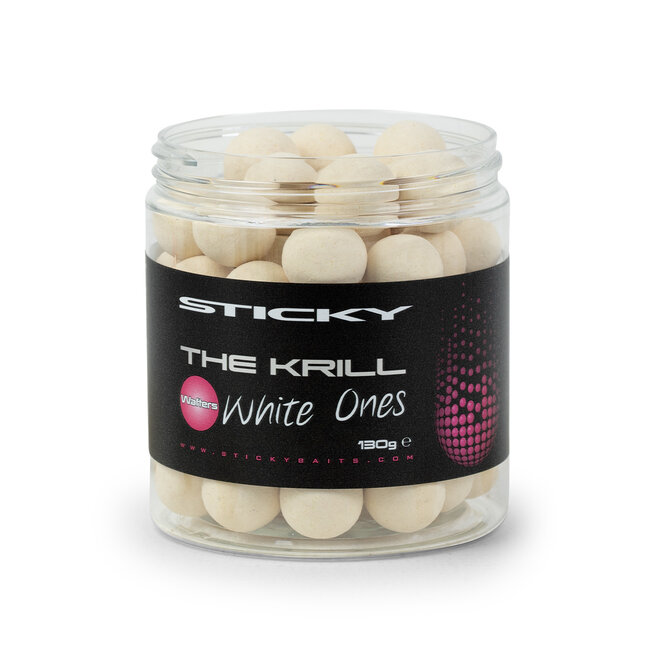 Sticky Baits The Krill 'White ones' pop-ups 16 mm