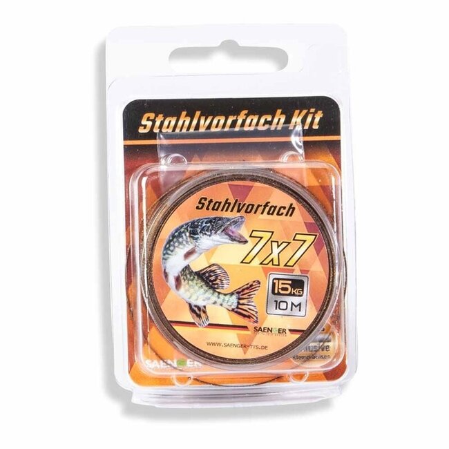 Stahlvorfach Kit 7 x 7  /6 kg