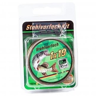 Stahlvorfach Kit 1 x 19  /9 kg