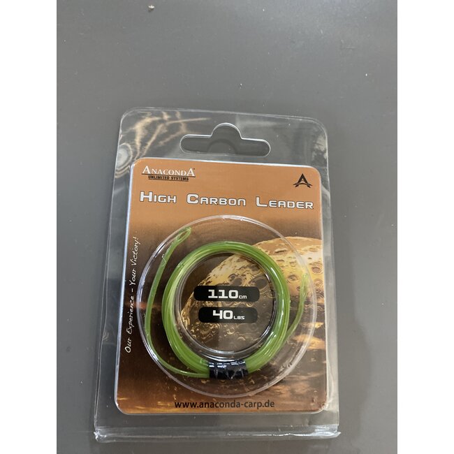 anaconda high carbon leader 110 /40lb