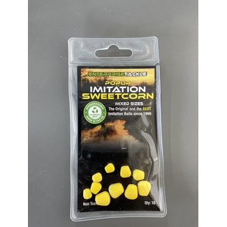 enterprise tackle POPUP SWEETCORN YELLOW  MIXED SIZES UNFLAVOURED