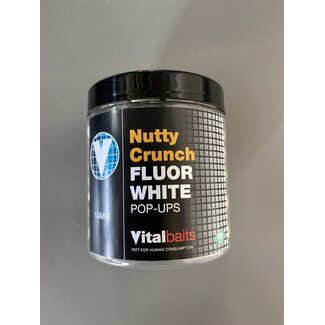 Vital baits vital baits Pop-ups NUTTY CRUNCH Fluor White 14mm