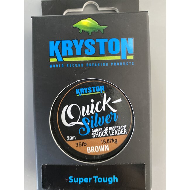 Kryston Quick-silver  35 lb leader bronw