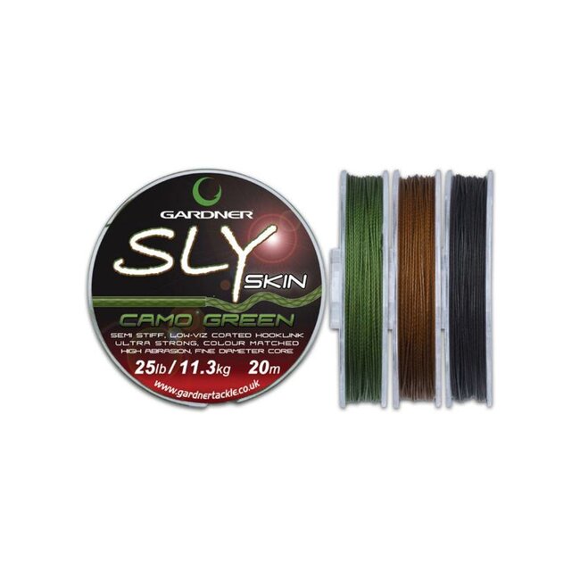 gardner SLY Skin camo brown 25lb