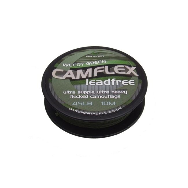 gardner NEW***Camflex Leadfree 45 lb 10 m leadfree weedy green