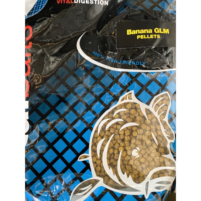 vital baits banana GLM 1 kg PELLETS 4 MM