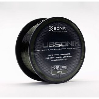 sonik sonik  SUBSONIK GREEN 15LB 1200m 	 0.31 mm