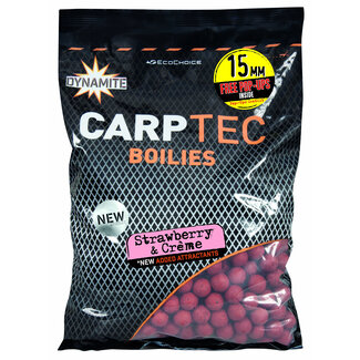 Dynamite dynamite carptec boilies  strawberry & creme 15 mm  1.8 kg