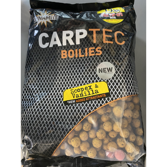 dynamite carptec boilies scopex vanilla  20 mm  1.8 kg