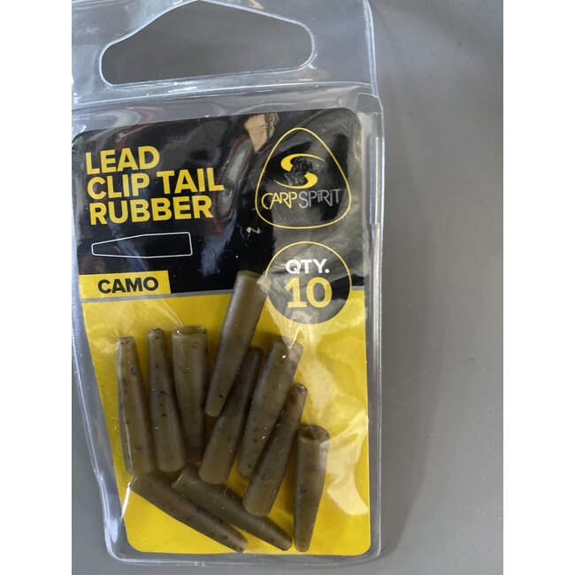 CARPSPIRIT  LEAD CLIPS  TAIL RUBBER  CAMO