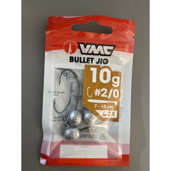 VMC BULLET JIG 10  GRAM X3  #2/0     7-10CM