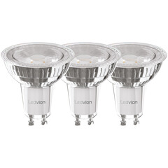 Lampadina LED GU10 - 3 PACK Bianco - 4.5W - Sostituisce 55W