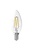 Calex Lampadina a Candela LED Filamento - E14 - 350 Lm - Argento