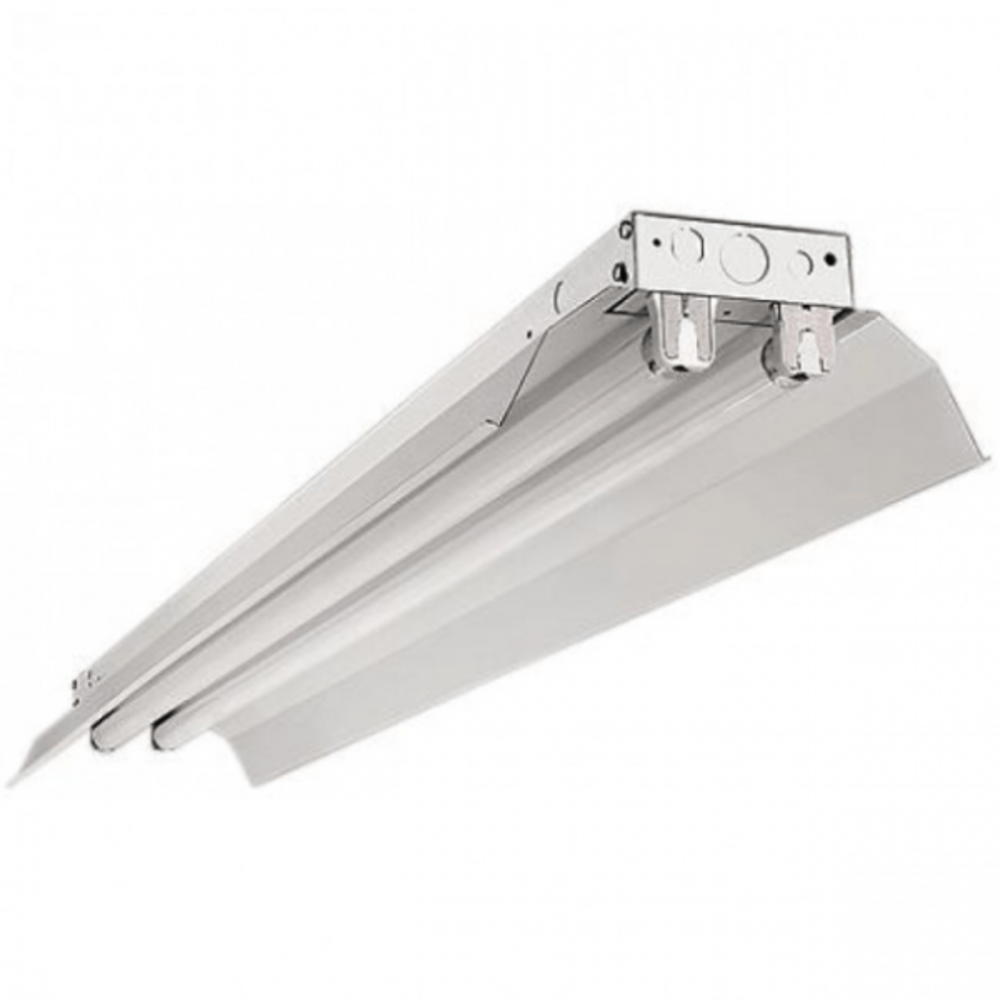 Lampadashop Plafoniera Reglette Porta-tubi LED - 120 cm - Per 2 Tubi LED -  IP20
