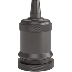 Calex Portalampada E27 – Ø50mm – H71mm - Perla-Nero