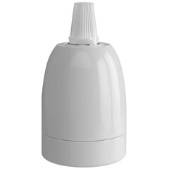 Calex Portalampada E27 – Ø47mm – H63mm - Ceramico - Bianco