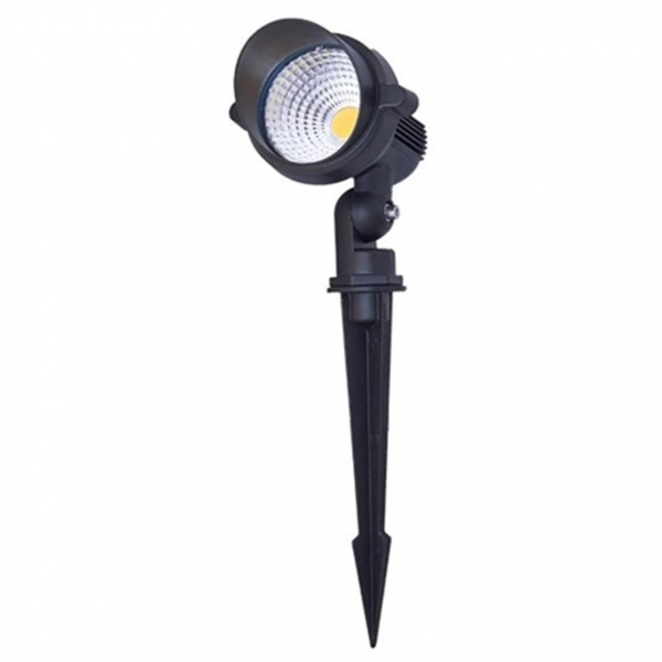 Set di faretti solari da 1 LED per esterni da giardino, IP65, luce calda  impermeabile 3000K